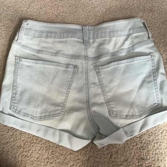High Rise Jean Shorts - Picture 4 of 4